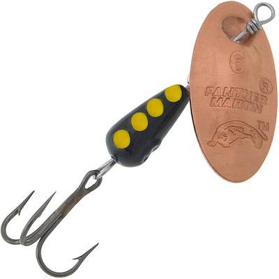 Panther Martin Classic Regular Spinners-Lures-Panther Martin-Copper Black-1/16oz-Tackle World