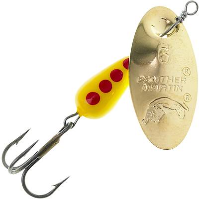 Panther Martin Classic Regular Spinners-Lures-Panther Martin-Gold Yellow-1/16oz-Tackle World