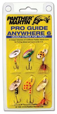 Panther Martin Pro Guide Anywhere 6 Pack Inline Spinners-Lures-Panther Martin-Tackle World