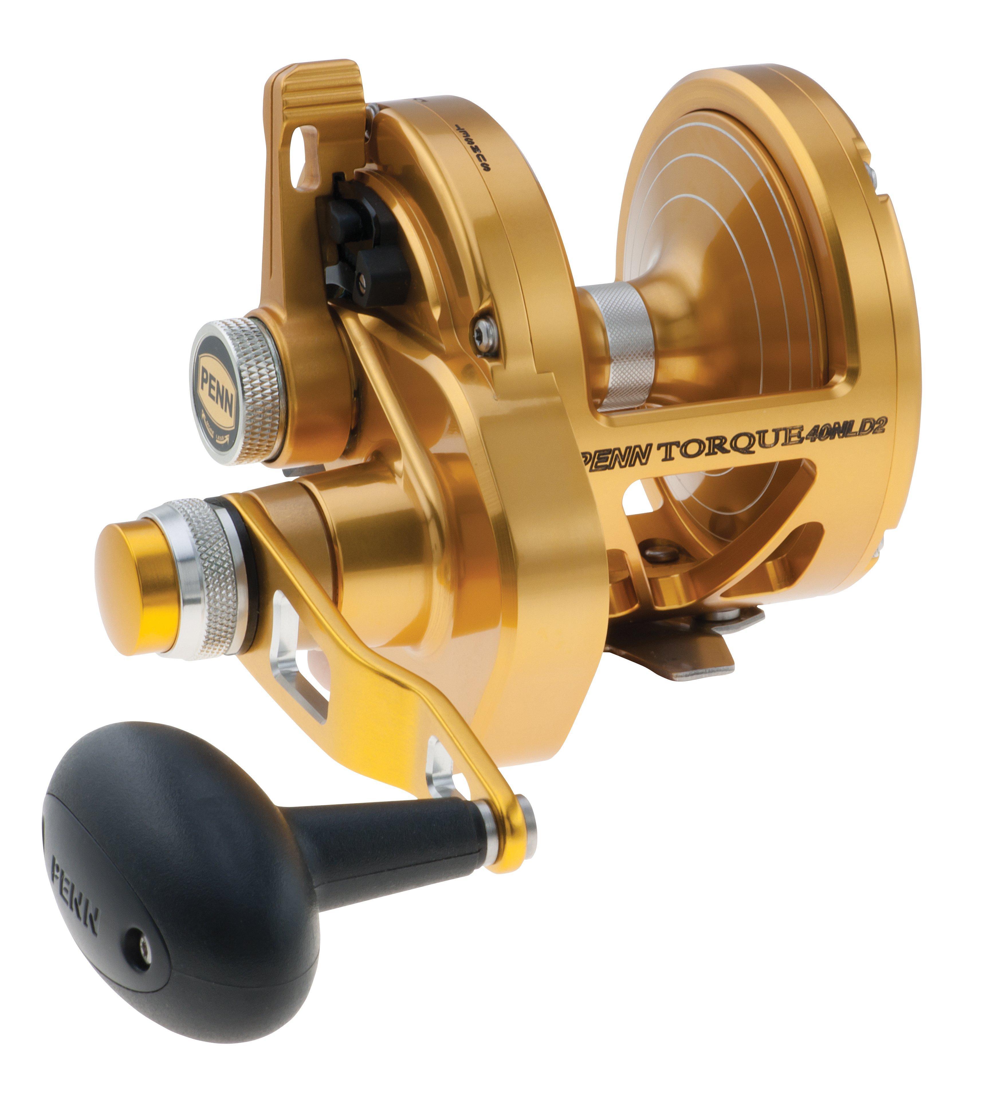 Penn Torque 2-Speed Lever Drag Reels-Reel-Penn-TRQ30LD2 (Gold)-Tackle World