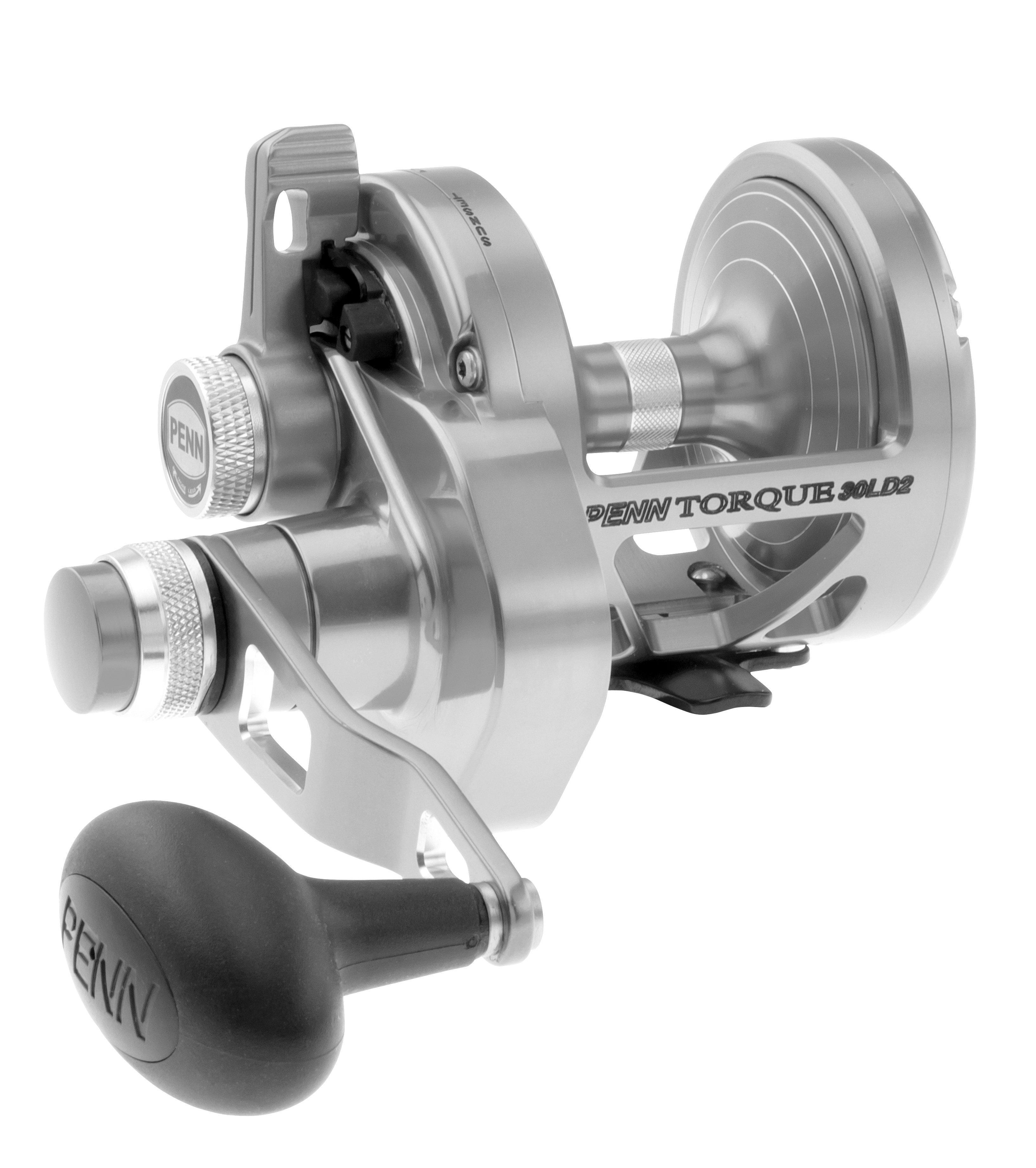 Penn Torque 2-Speed Lever Drag Reels-Reel-Penn-TRQ30LD2S (Silver)-Tackle World