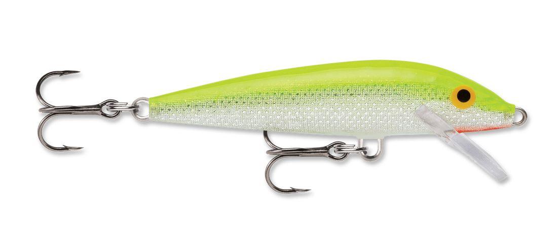 Rapala Original Floating Jerkbaits-Lures-Rapala-Silver Fluorescent Chartreuse-Length: 2 3/4" - Weight: 1/8oz-Tackle World