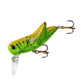 Rebel Crickhopper Crankbaits-Lures-Rebel-Green Grasshopper-Tackle World