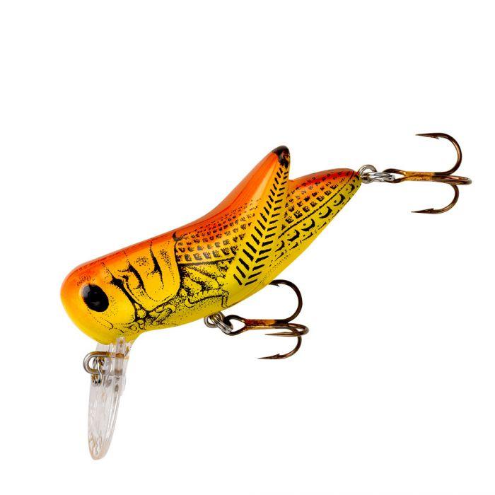 Rebel Crickhopper Crankbaits-Lures-Rebel-Yellow Grasshopper-Tackle World