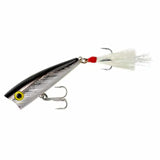 Rebel Magnum Pop-R Poppers-Lures-Rebel-Silver/Black-Tackle World