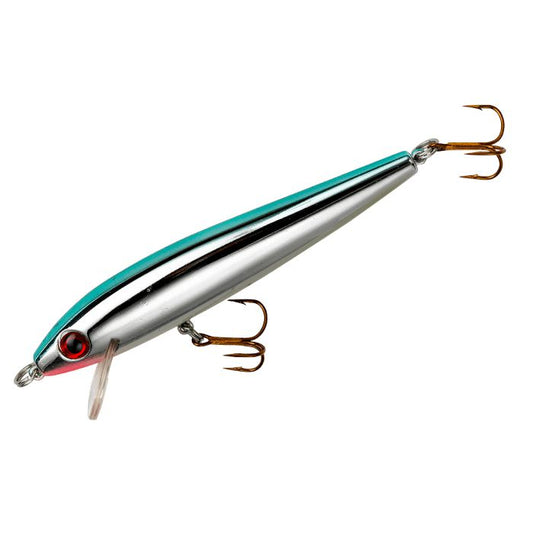 Rebel Minnow Value Series Hardbaits-Lures-Rebel-Silver/Blue-Length: 3 1/2" - Weight: 5/16oz-Tackle World