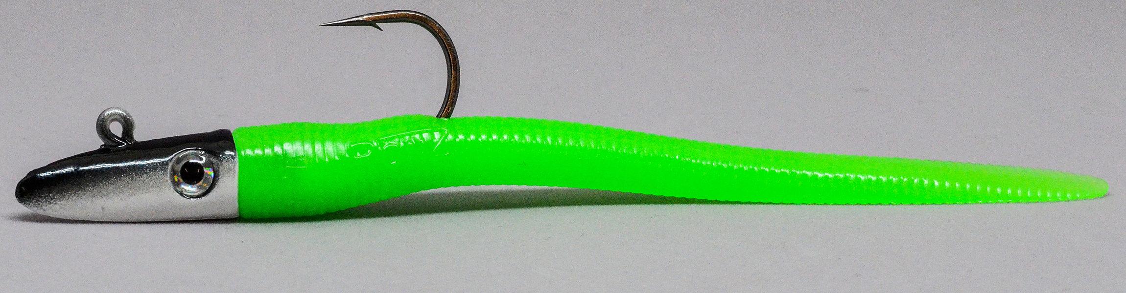 RonZ 6" 1oz Original Series 3X612L Soft Baits-Lures-RonZ-Green Glow-Tackle World