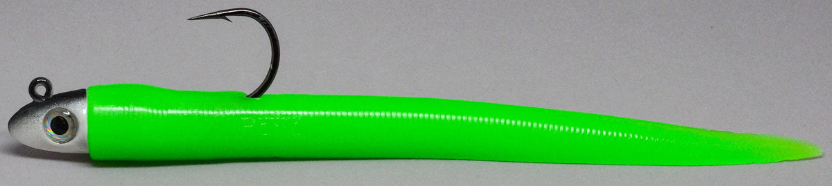 RonZ 8" 1.5oz Original Series 3X801L Soft Baits-Lures-RonZ-Green Glow-Tackle World