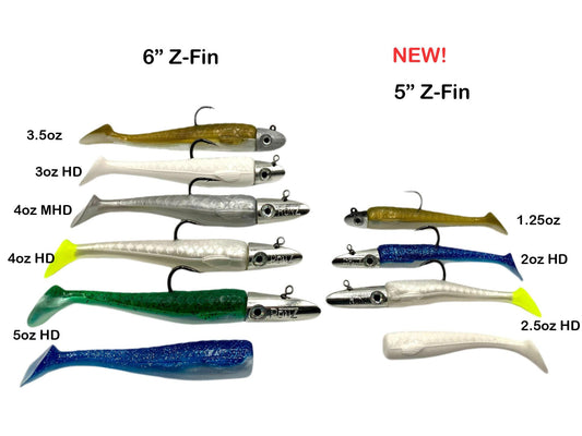 RonZ Z-FIN Big Game Series HD Soft Baits-Lures-RonZ-Tackle World