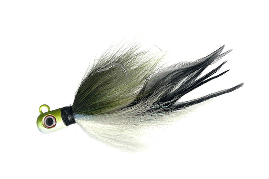 S&S Jigs Rock Hopper Bucktail Jigs (New Ver.)-Lures-S&S Bucktails-1oz-Sand Eel-Tackle World