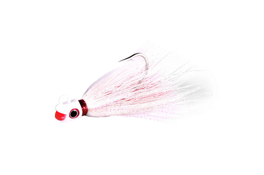 S&S Jigs Smilin' Bill Bucktail Jigs (New Ver.)-Lures-S&S Bucktails-White Pearl-1oz-Tackle World