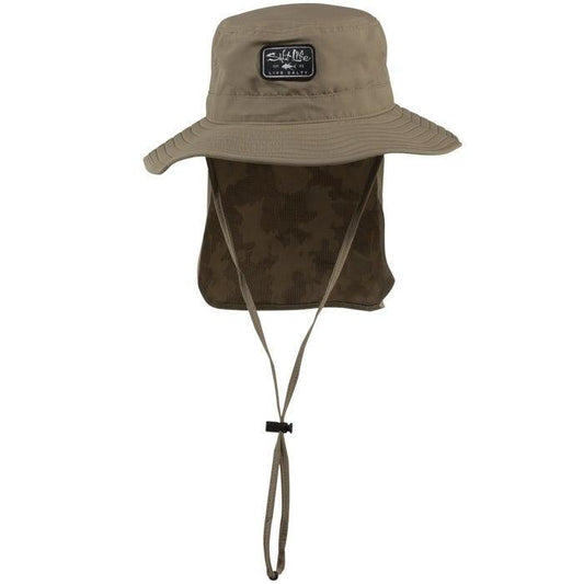 Salt Life Back Bay Boonie Hat Dark Khaki-Apparel-Salt Life-Tackle World