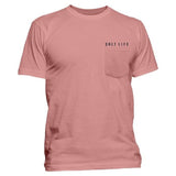 Salt Life Redfish Stars and Stripes Pink Clay Short Sleeve Pocket Tee-Apparel-Salt Life-Tackle World