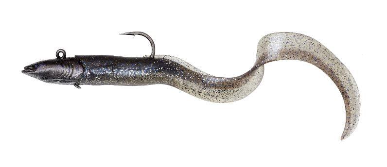 Savage Gear Real Eel Jig Soft Bait Lures-Lures-Savage Gear-Dirty Silver-Length: 12" - Weight: 5.3oz-Tackle World