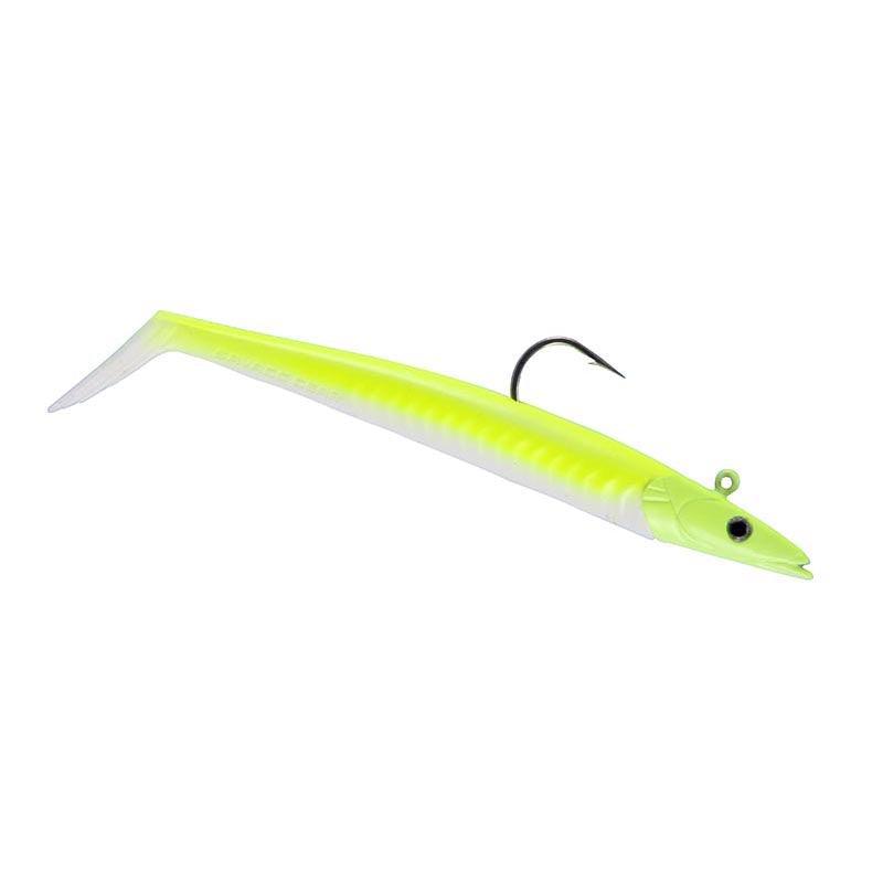 Savage Gear Sandeel Soft Bait Lures-Lures-Savage Gear-Length: 5" - Weight: 4/5oz-Chartreuse White-Tackle World