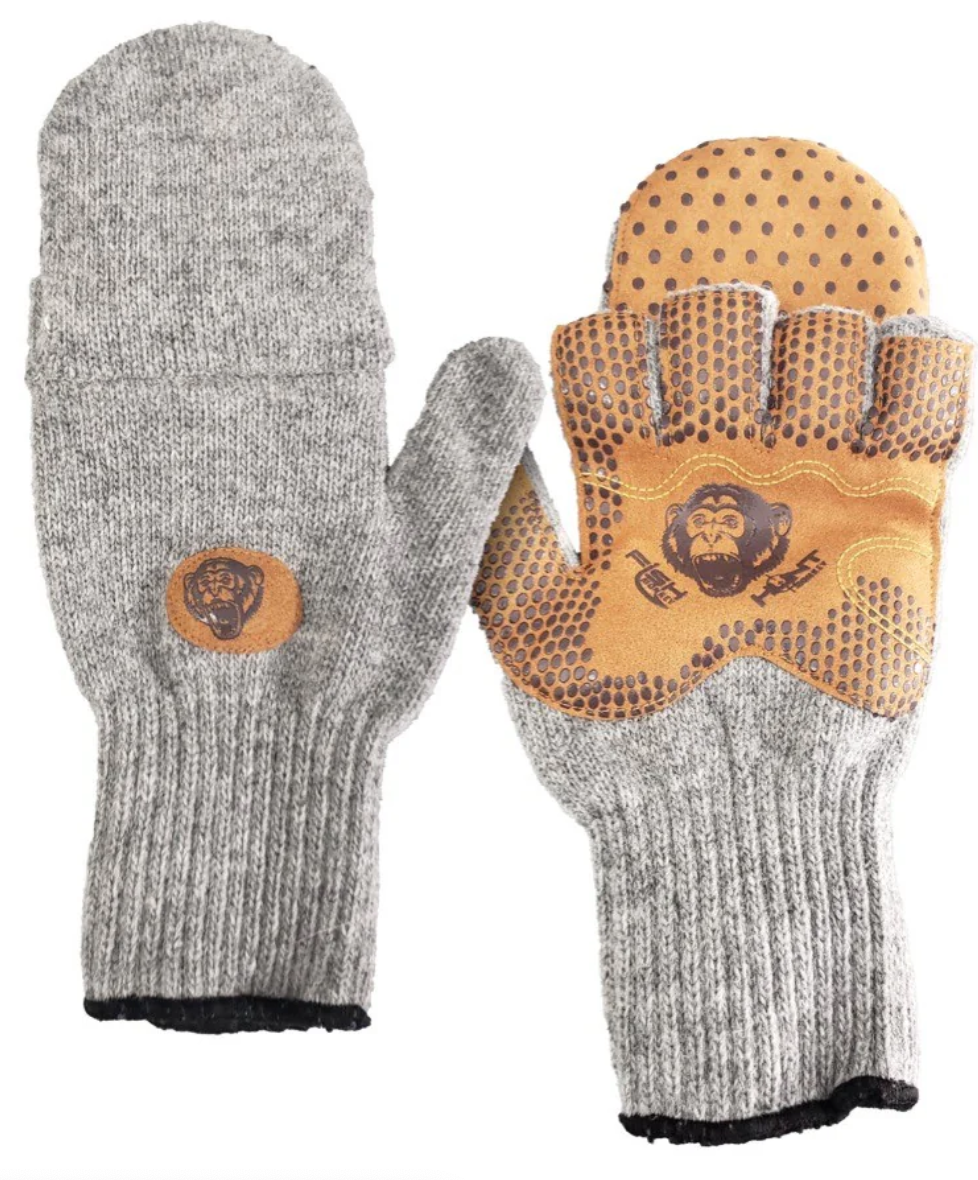 Fish Monkey Wooly MIttens