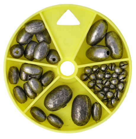 Eagle Claw Egg Sinker And Split-Shot Assortment