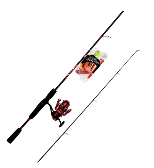 Tsunami Rigged N' Ready Spinning Rod and Reel Combo Kit