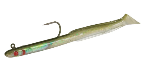 Tsunami Holographic Sand Eels-Lures-Tsunami-Olive Back-Tackle World