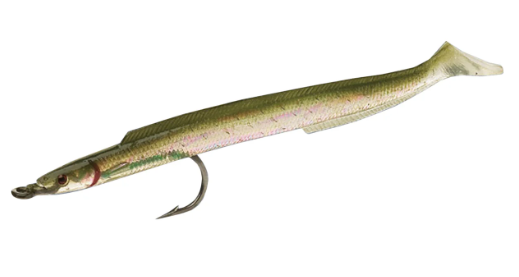 Tsunami Holographic Replica Sand Eels-Lures-Tsunami-Olive Back-Tackle World