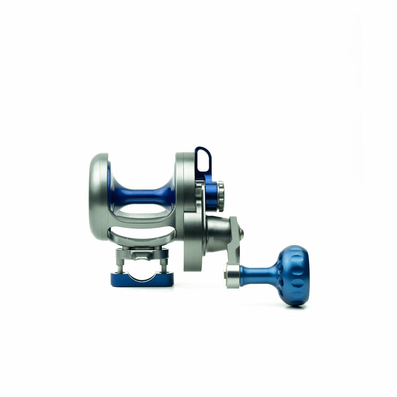 Seigler LG Large Game Lever Drag Reels-Reel-Seigler-Smoke/Blue-Right-Tackle World