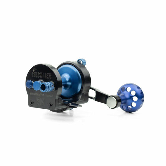 Seigler SM Star Mag Star Drag Reels-Reel-Seigler-Black/Blue-Right-Tackle World