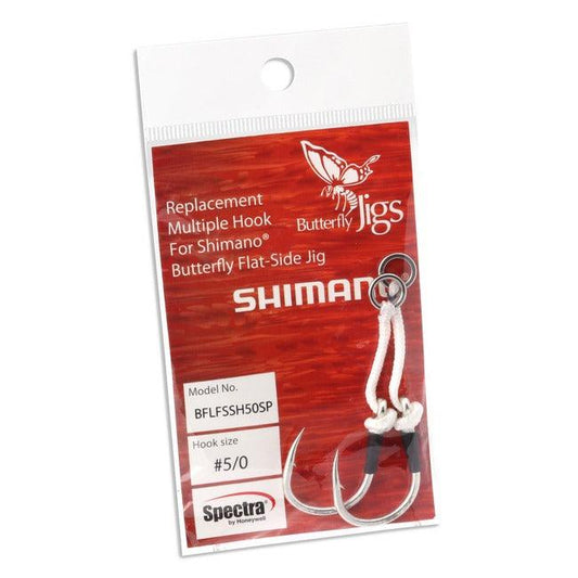 Shimano Butterfly Flat Fall Jig Spare Hooks-Lures-Shimano-# 7/0-Tackle World