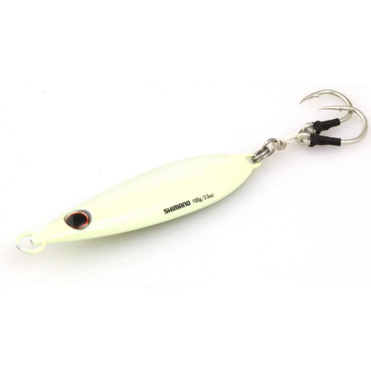 Shimano Butterfly Flat-Fall Jigs-Lures-Shimano-Super Glow-Length: 3 3/4" - Weight: 2 7/8oz-Tackle World