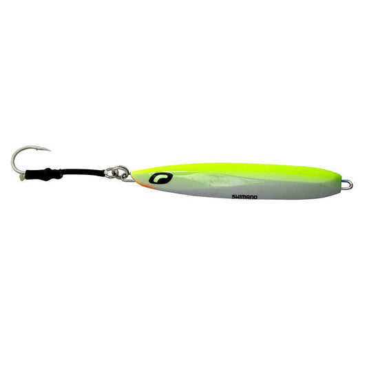 Shimano Butterfly Monarch Jigs-Lures-Shimano-Chartreuse White-Length: 4 1/4" - Weight: 3 1/8oz-Tackle World