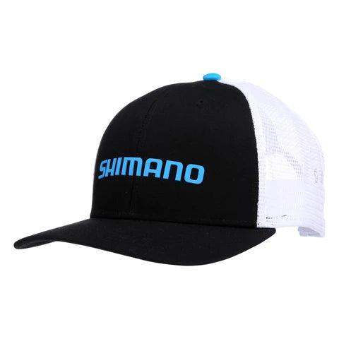 Shimano CCA Welded OSFM Trucker Cap Snapback Black-Apparel-Shimano-One Size Fits All-Black/Blue/White-Tackle World