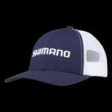 Shimano Logo Trucker Cap Blue-Apparel-Shimano-One Size Fits All-Blue/White-Tackle World