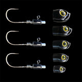 Stack Tackle Screwy Head Jigs-Lures-Stack Tackle-3/0 Hook-Black-Tackle World