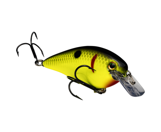 Strike King KVD Squarebill 1.5 Silent Crankbaits-Lures-Strike King-Chartreuse with Black Back Pro-Tackle World