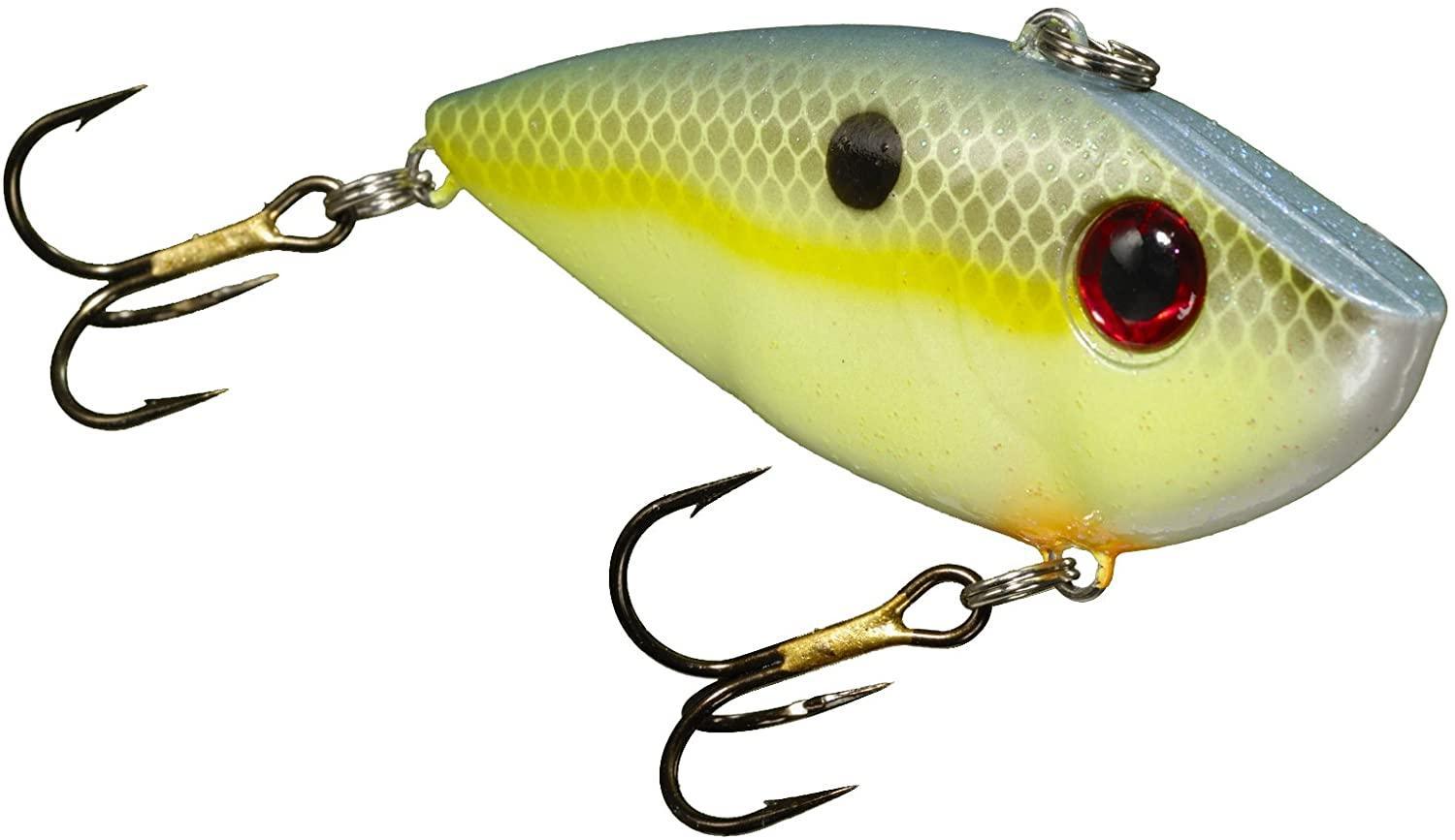 Strike King Red Eyed Shad 1/2oz Lipless Crankbaits-Lures-Strike King-Chartreuse Sexy Shad-Tackle World