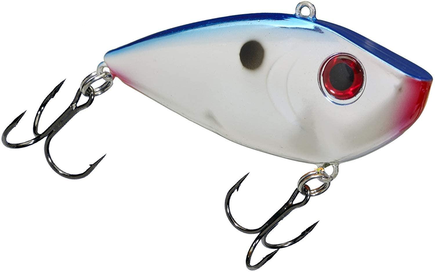 Strike King Red Eyed Shad 1/2oz Lipless Crankbaits-Lures-Strike King-Chrome Blue-Tackle World