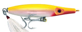 Super Strike Bullet Heavy Stubby Needlefish Lures-Lures-Super Strike Lures-Length: 4.5" - Weight: 2 1/2oz-Yellow White-Tackle World