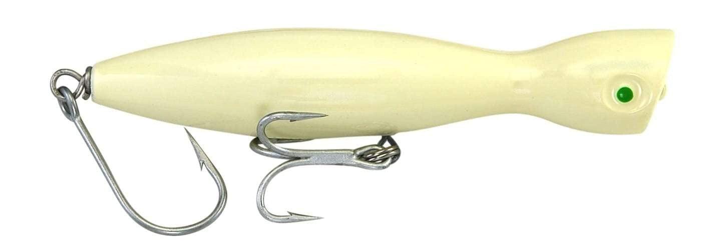 Super Strike Floating Little Neck Popper Lures-Lures-Super Strike Lures-Length: 4 1/4" - Weight: 1oz-Bone-Tackle World