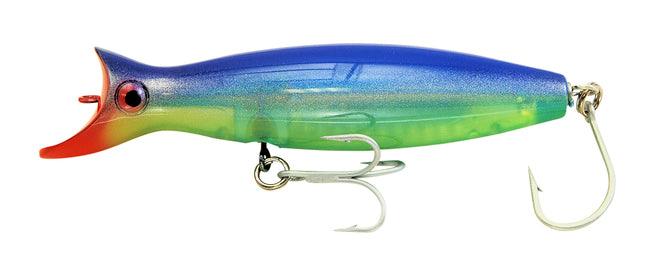 Super Strike Floating Little Neck Swimmer Lures-Lures-Super Strike Lures-Trans Blue/Neon Yellow-Length: 6" - Weight: 2 3/8oz-Tackle World