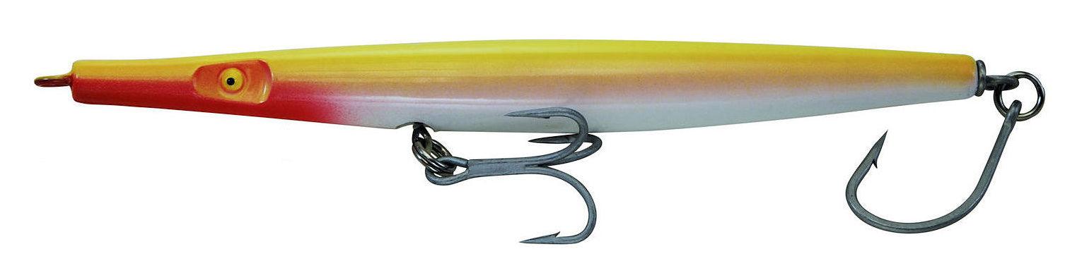 Super Strike Super N Fish Heavy Needlefish Lures-Lures-Super Strike Lures-Length: 5-1/4" Weight: 1.7oz-Yellow/White-Tackle World