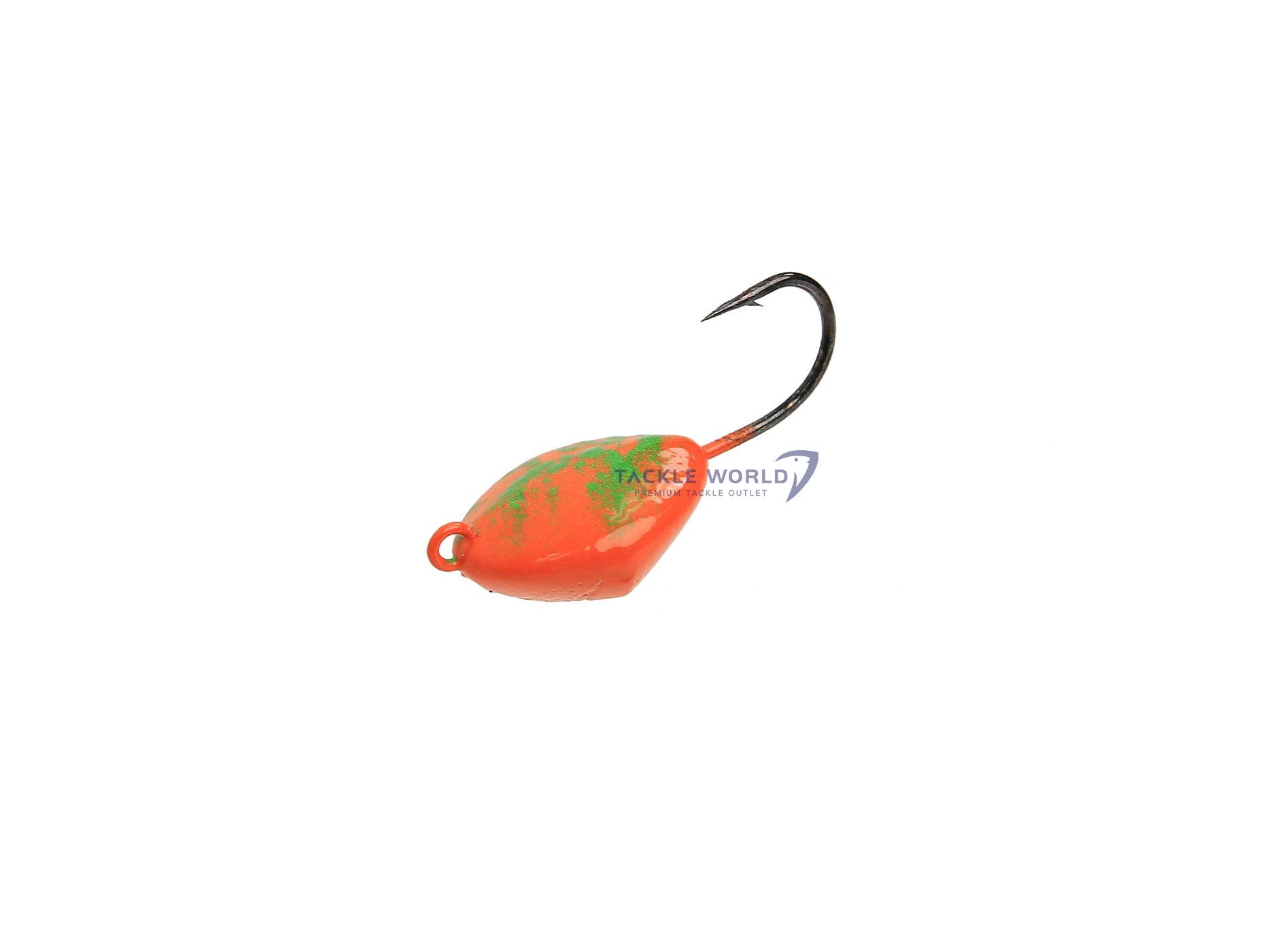 T&A Jigs No-Collar 3X Hook Blackfish Jigs-Lures-T&A Jigs-3/4oz 2pk-Green Top/Orange Bottom-Tackle World