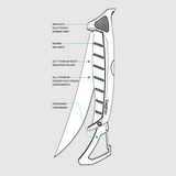 Toadfish Stowaway Folding Fillet Knives-Toadfish-Tackle World