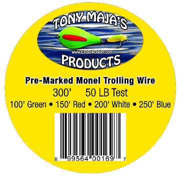 Tony Maja Pre-Marked Monel Trolling Wire Line-Line & Leader-Tony Maja-Tackle World