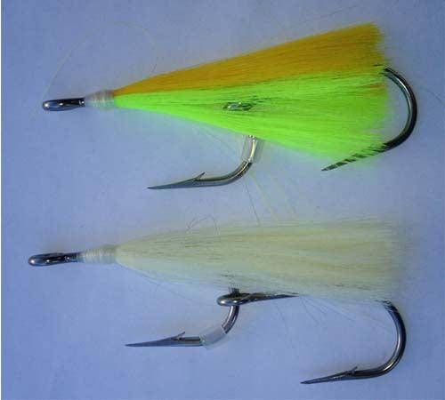 Tony Maja Siwash Replacement Hooks with Synthetic Bucktail-Terminal Tackle-Tony Maja-Size: 8/0 - Color: Chartreuse [Stinger]-Tackle World