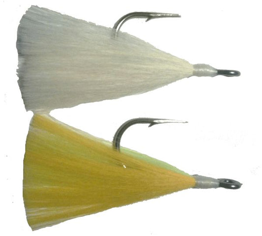 Tony Maja Siwash Replacement Hooks with Synthetic Bucktail-Terminal Tackle-Tony Maja-Size: 9/0 - Color: Chartreuse-Tackle World