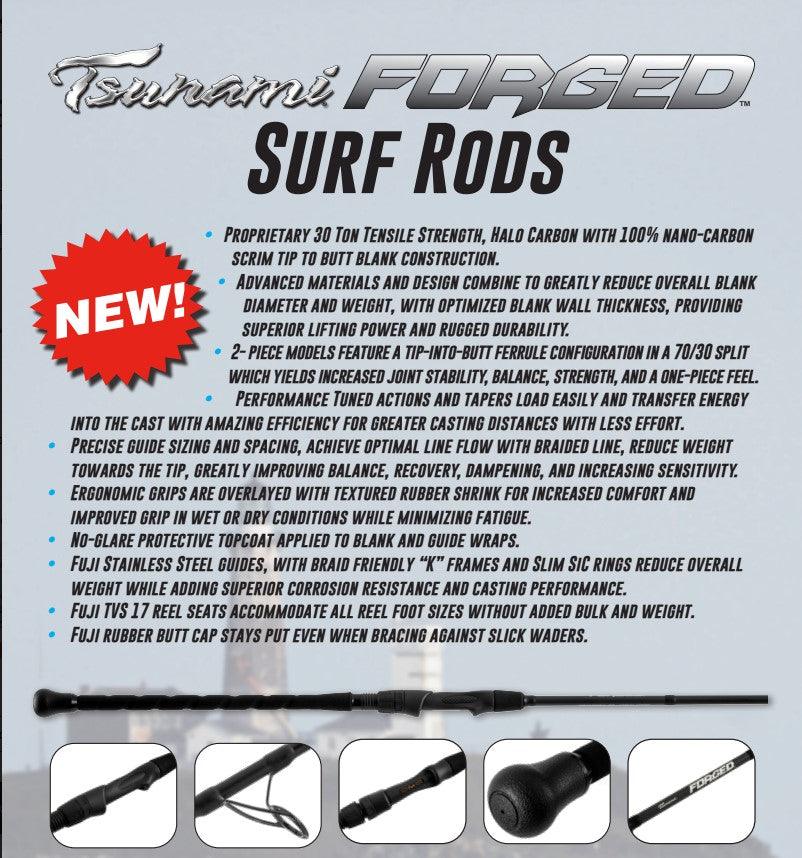 Tsunami 2024 Forged Surf Spinning Rods-Rod-Tsunami-Tackle World