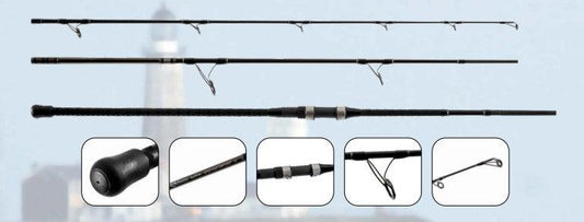 Tsunami Airwave Elite 3 Piece Destination Series Spinning Rods-Rod-Tsunami-Tackle World