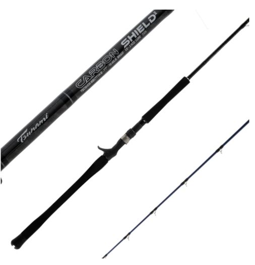 Tsunami Carbon Shield Big Bait Blue Casting Rods-Rod-Tsunami-Tackle World