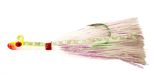 Tsunami Glass Minnow Teasers-Lures-Tsunami-Size: 3/8oz - Color: Chartreuse/White-Tackle World