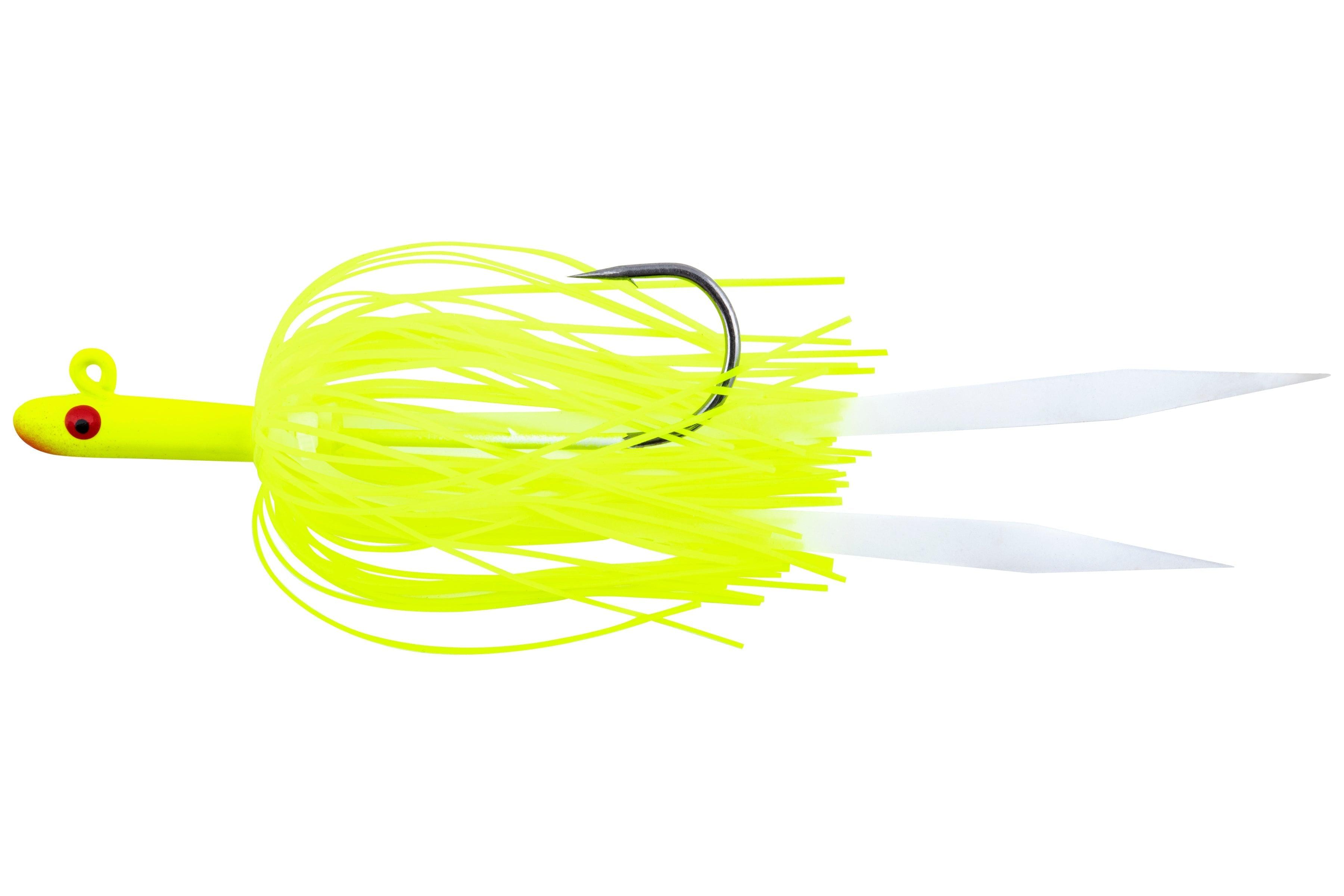 Tsunami Glass Minnow with Silicon Skirt Teasers-Lures-Tsunami-Size: 3/8 oz - Color: Chartreuse-Tackle World