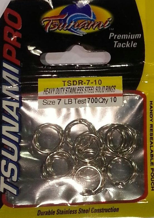 Tsunami Heavy Duty Stainless Steel Solid Rings-Terminal Tackle-Tsunami-Tackle World